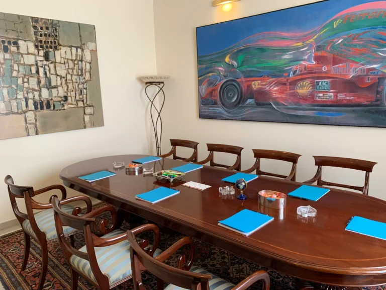 Sala riunioni BNlegal a Roma